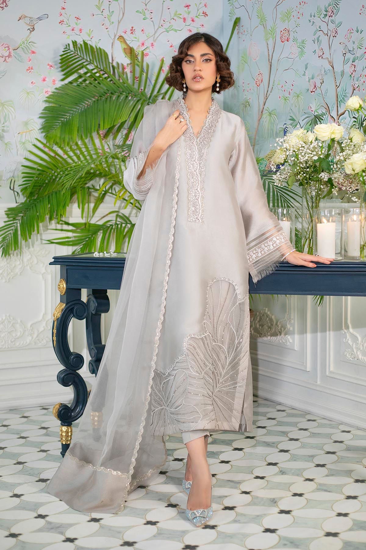 Annus Abrar | Sehr Eid Luxe | Lainey Grey -   Ladies Clothes -  Saira Saqlain