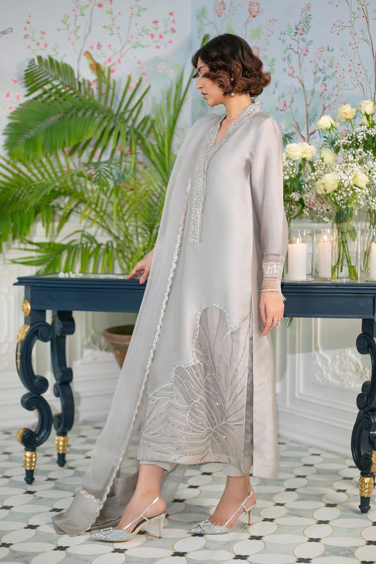 Annus Abrar | Sehr Eid Luxe | Lainey Grey -   Ladies Clothes -  Saira Saqlain
