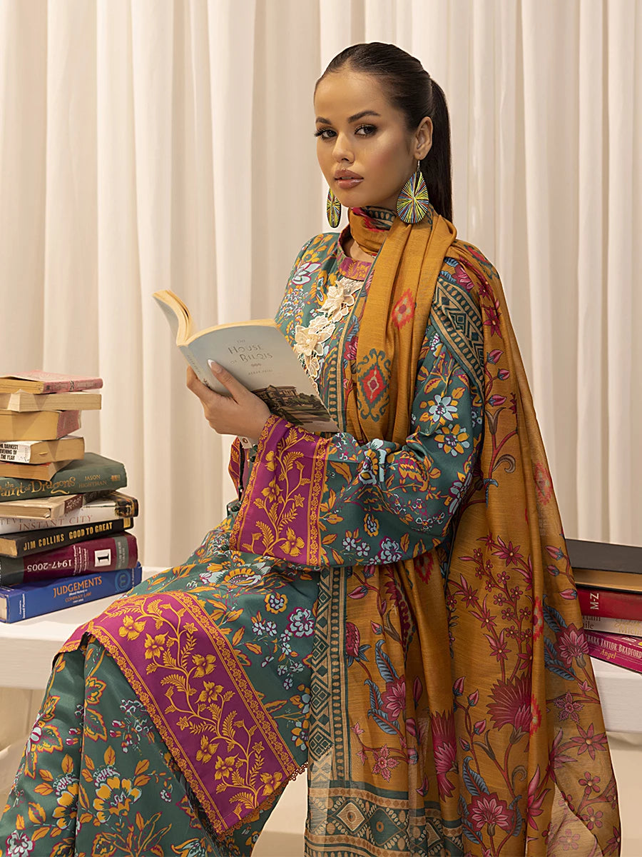Salitex | Sibel Printed Lawn Silk | ST-03 -   Ladies Clothes -  Saira Saqlain