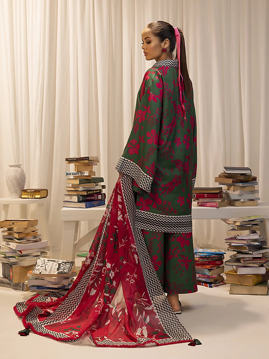 Salitex | Sibel Printed Lawn Silk | ST-01 -   Ladies Clothes -  Saira Saqlain