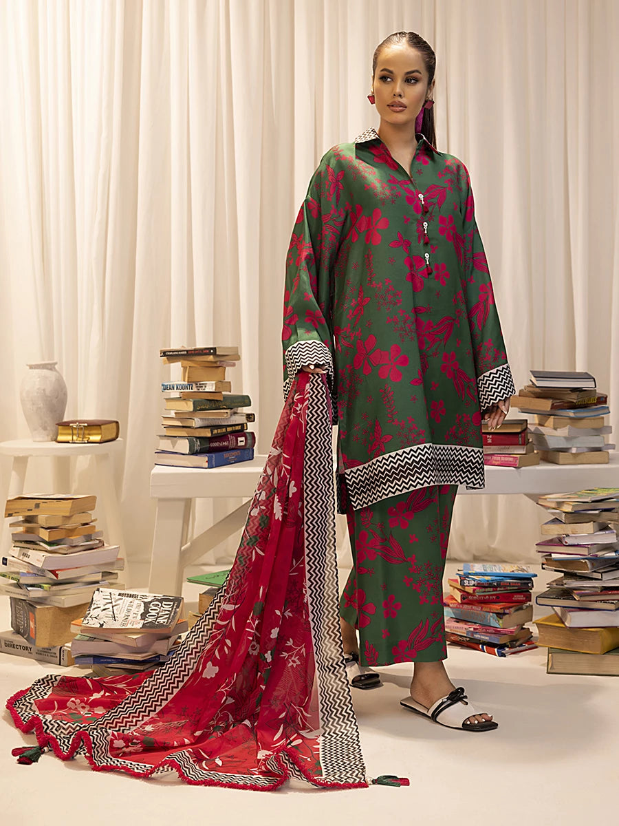 Salitex | Sibel Printed Lawn Silk | ST-01 -   Ladies Clothes -  Saira Saqlain