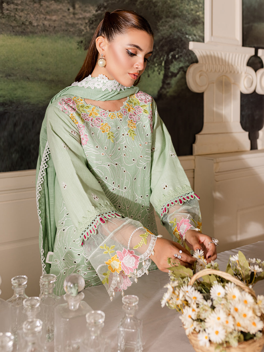Parishay | Mira Winter | MW-02 | 3 PC Khaddar - Saira Saqlain
