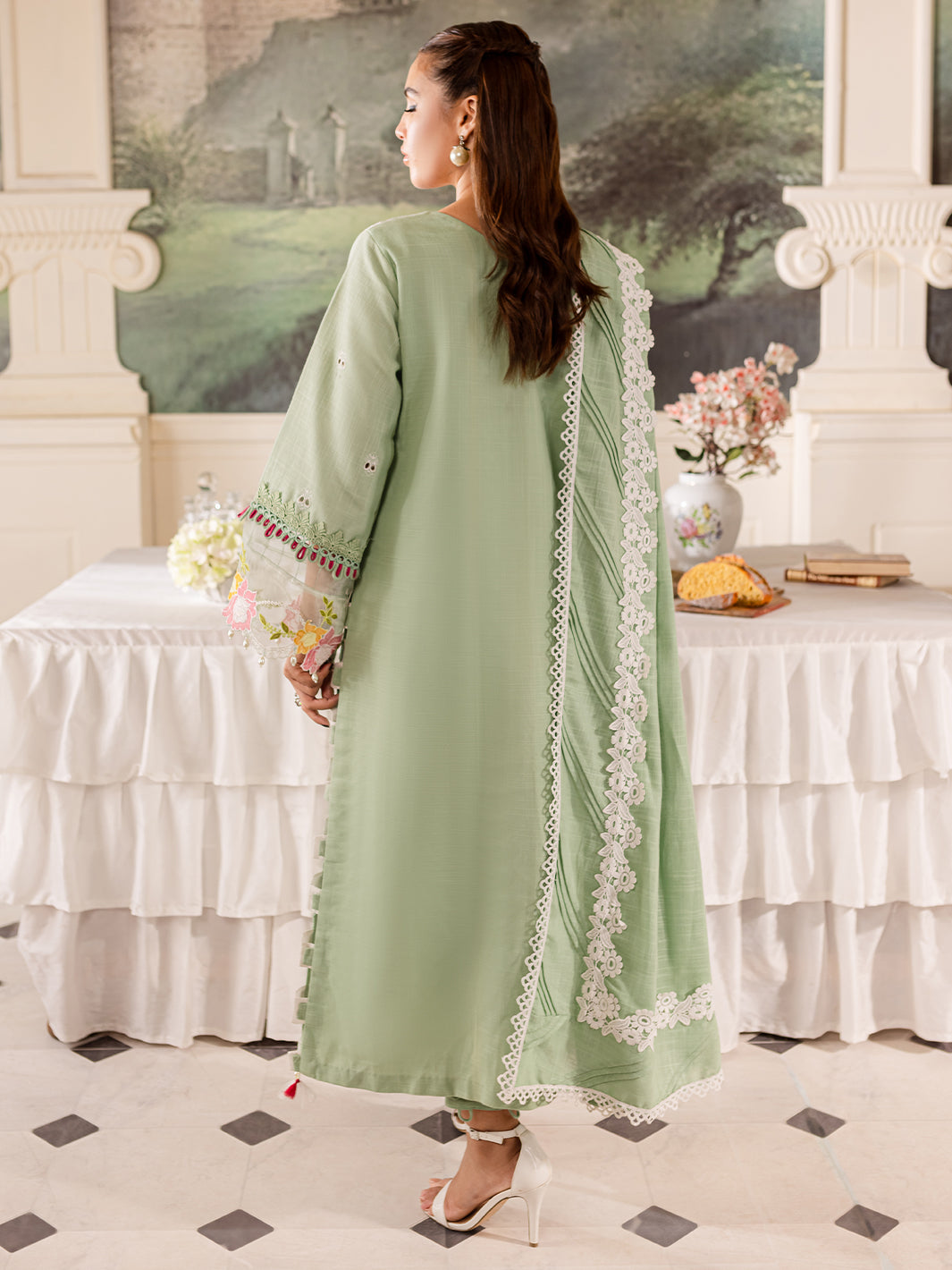Parishay | Mira Winter | MW-02 | 3 PC Khaddar - Saira Saqlain