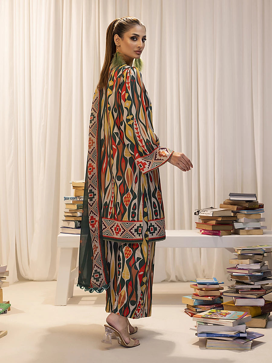 Salitex | Sibel Printed Lawn Silk | ST-05 -   Ladies Clothes -  Saira Saqlain
