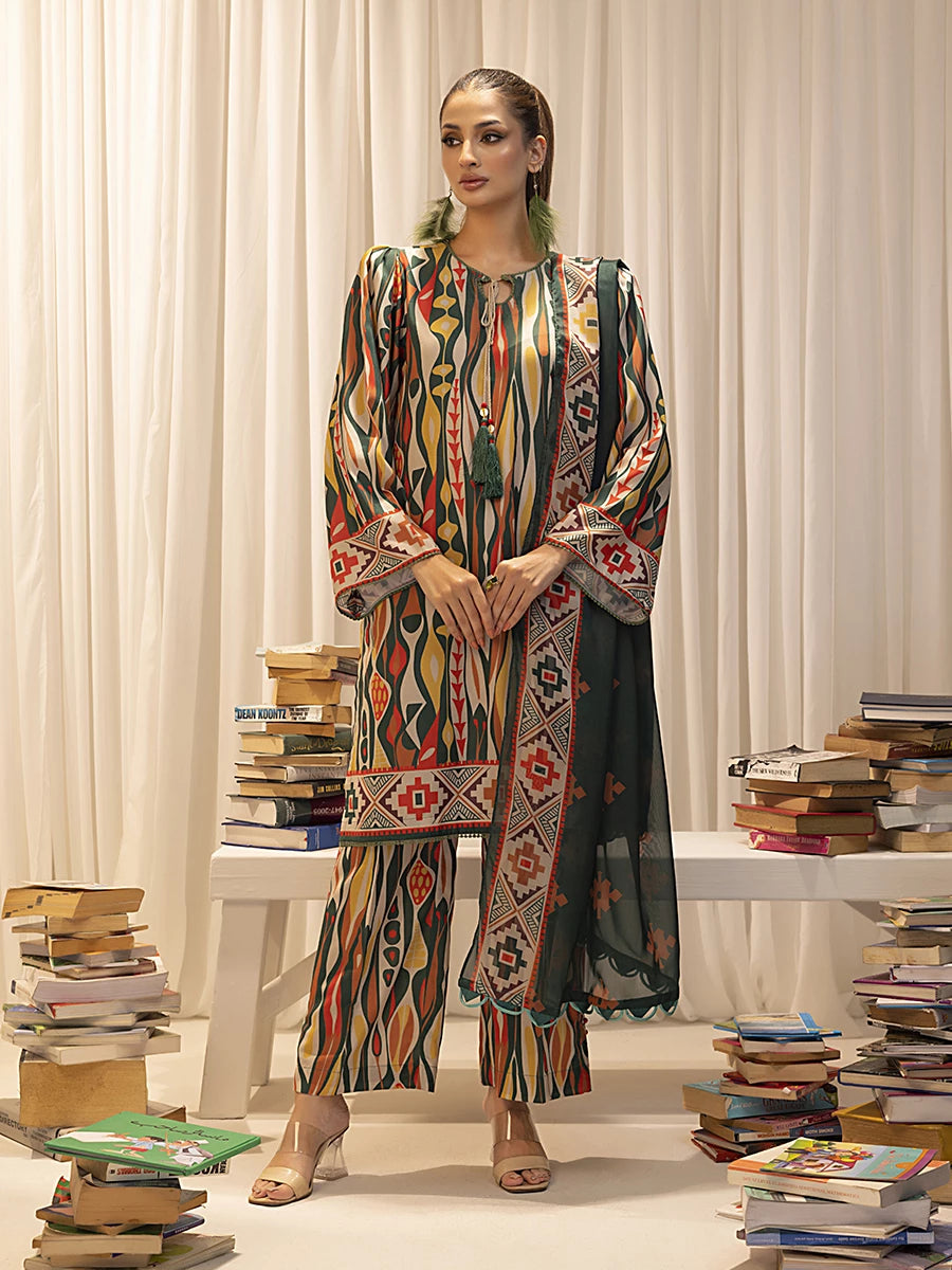 Salitex | Sibel Printed Lawn Silk | ST-05 -   Ladies Clothes -  Saira Saqlain