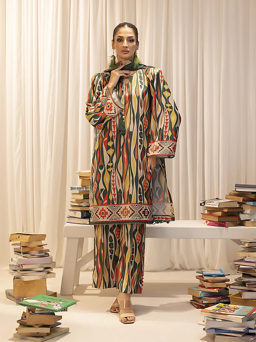 Salitex | Sibel Printed Lawn Silk | ST-05 -   Ladies Clothes -  Saira Saqlain