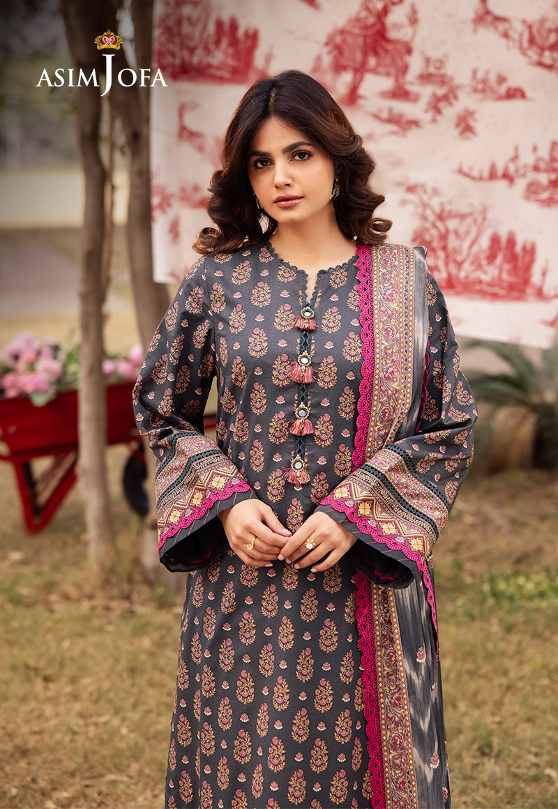 Asim Jofa | Prints Drop 2 | AJUBJ-49 - Saira Saqlain