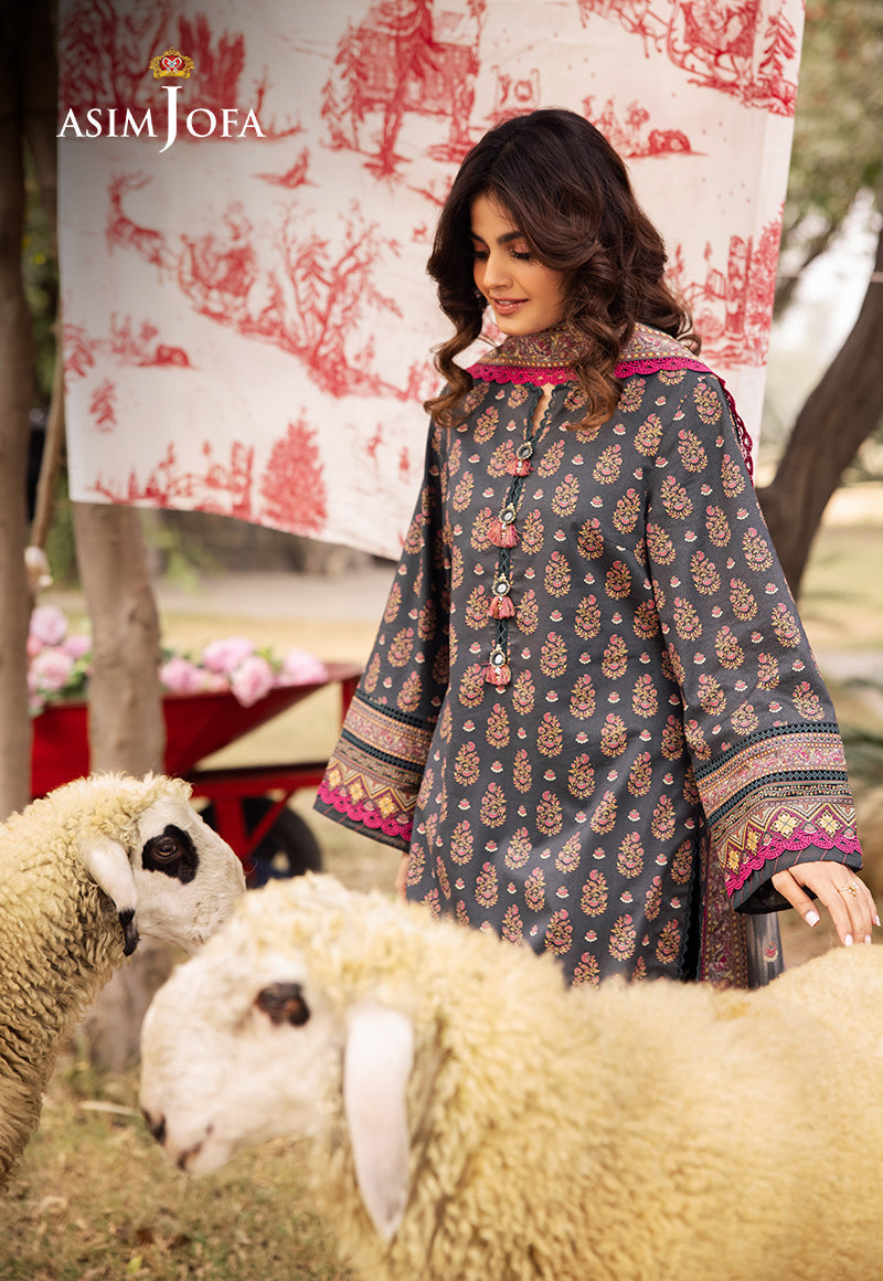 Asim Jofa | Prints Drop 2 | AJUBJ-49 - Saira Saqlain