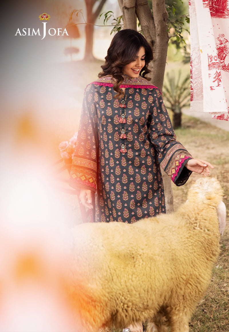 Asim Jofa | Prints Drop 2 | AJUBJ-49 - Saira Saqlain
