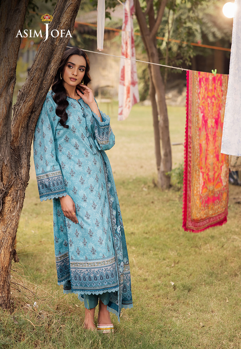 Asim Jofa | Prints Drop 2 | AJUBJ-46 - Saira Saqlain
