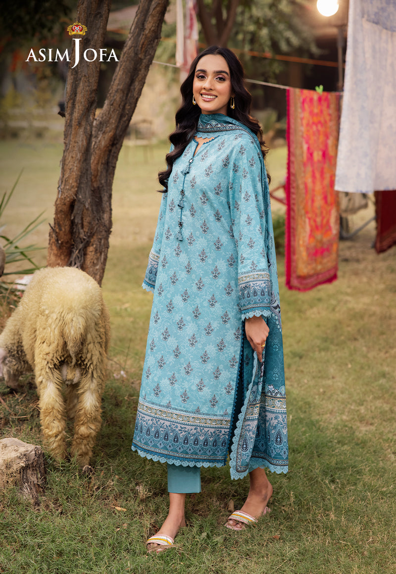 Asim Jofa | Prints Drop 2 | AJUBJ-46 - Saira Saqlain