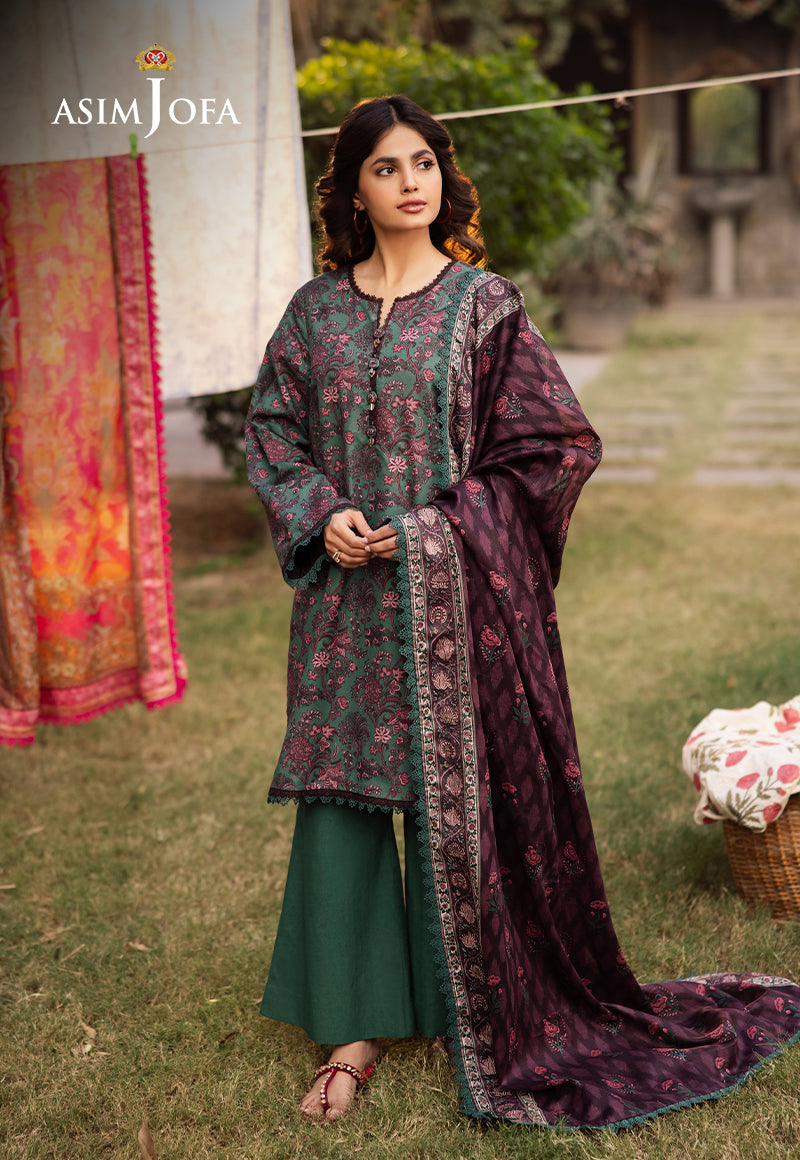 Asim Jofa | Prints Drop 2 | AJUBJ-32 - Saira Saqlain