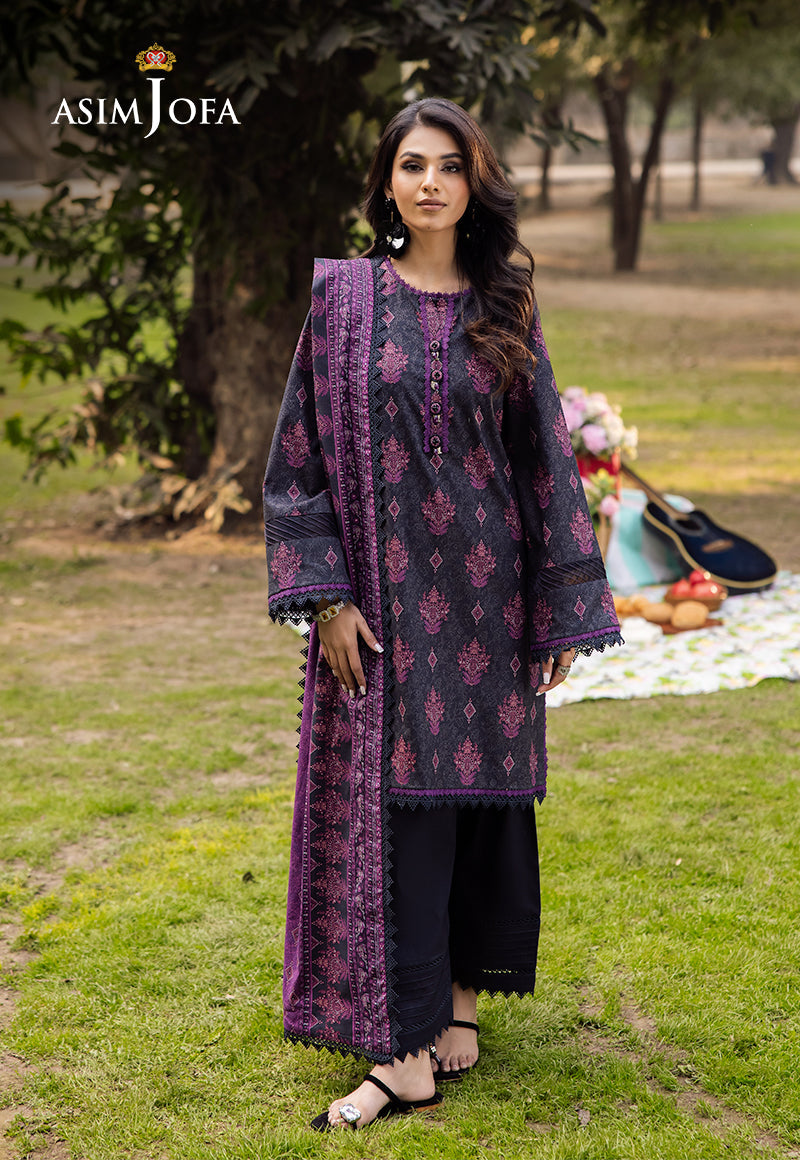 Asim Jofa | Prints Drop 2 | AJUBJ-24 - Saira Saqlain