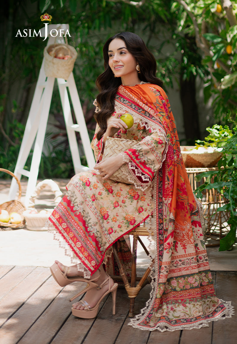 Asim Jofa | Prints Drop 2 | AJUUB-31 - Saira Saqlain