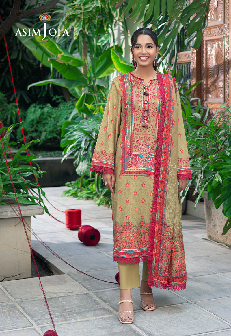 Asim Jofa | Prints Drop 2 | AJUUB-28 - Saira Saqlain