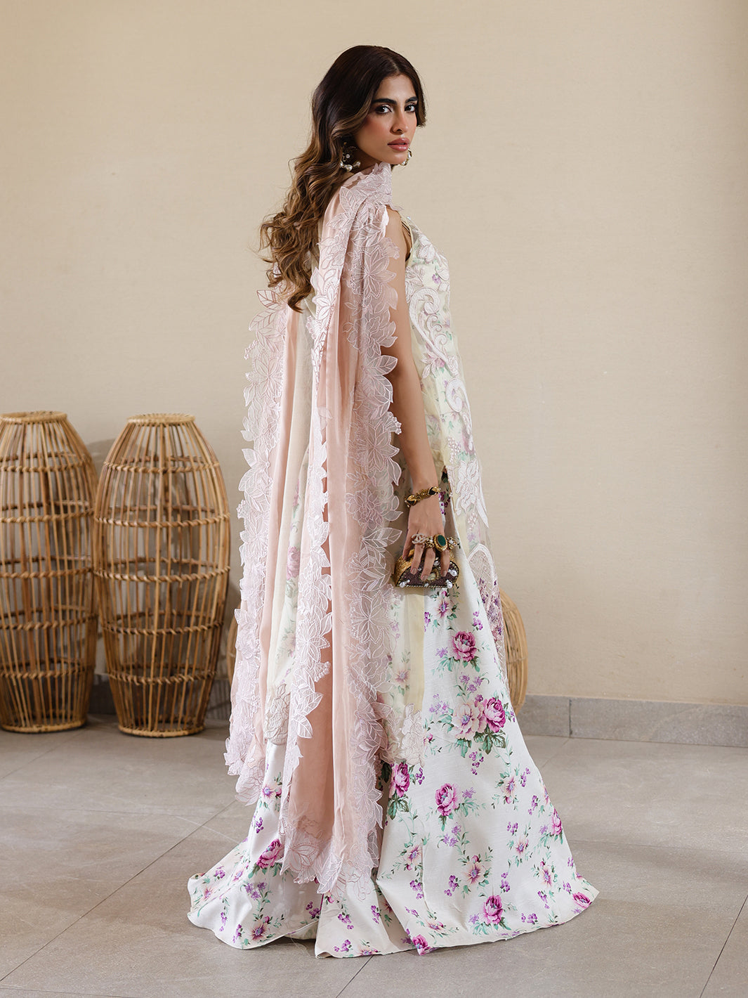 Faiza Faisal | Marine Luxury Lawn 25 | ELISHA -   Ladies Clothes -  Saira Saqlain