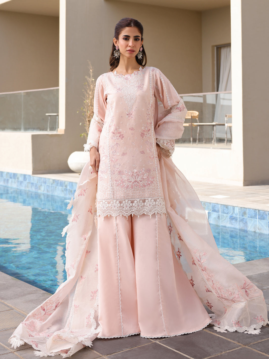 Faiza Faisal | Marine Luxury Lawn 25 | MARIA -   Ladies Clothes -  Saira Saqlain