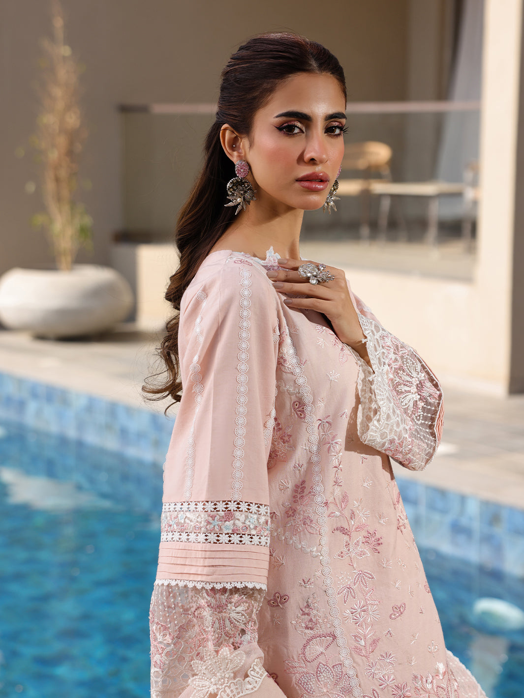 Faiza Faisal | Marine Luxury Lawn 25 | MARIA -   Ladies Clothes -  Saira Saqlain