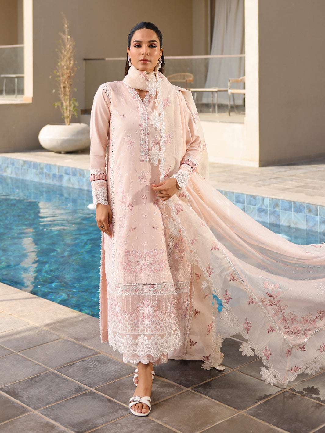 Faiza Faisal | Marine Luxury Lawn 25 | MARIA -   Ladies Clothes -  Saira Saqlain