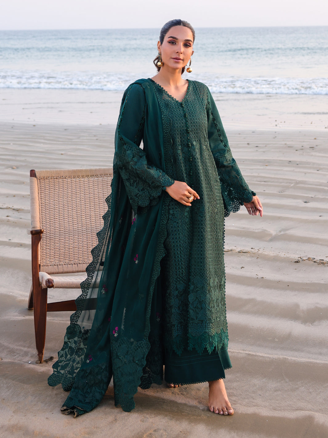 Faiza Faisal | Marine Luxury Lawn 25 | SOPHIA -   Ladies Clothes -  Saira Saqlain