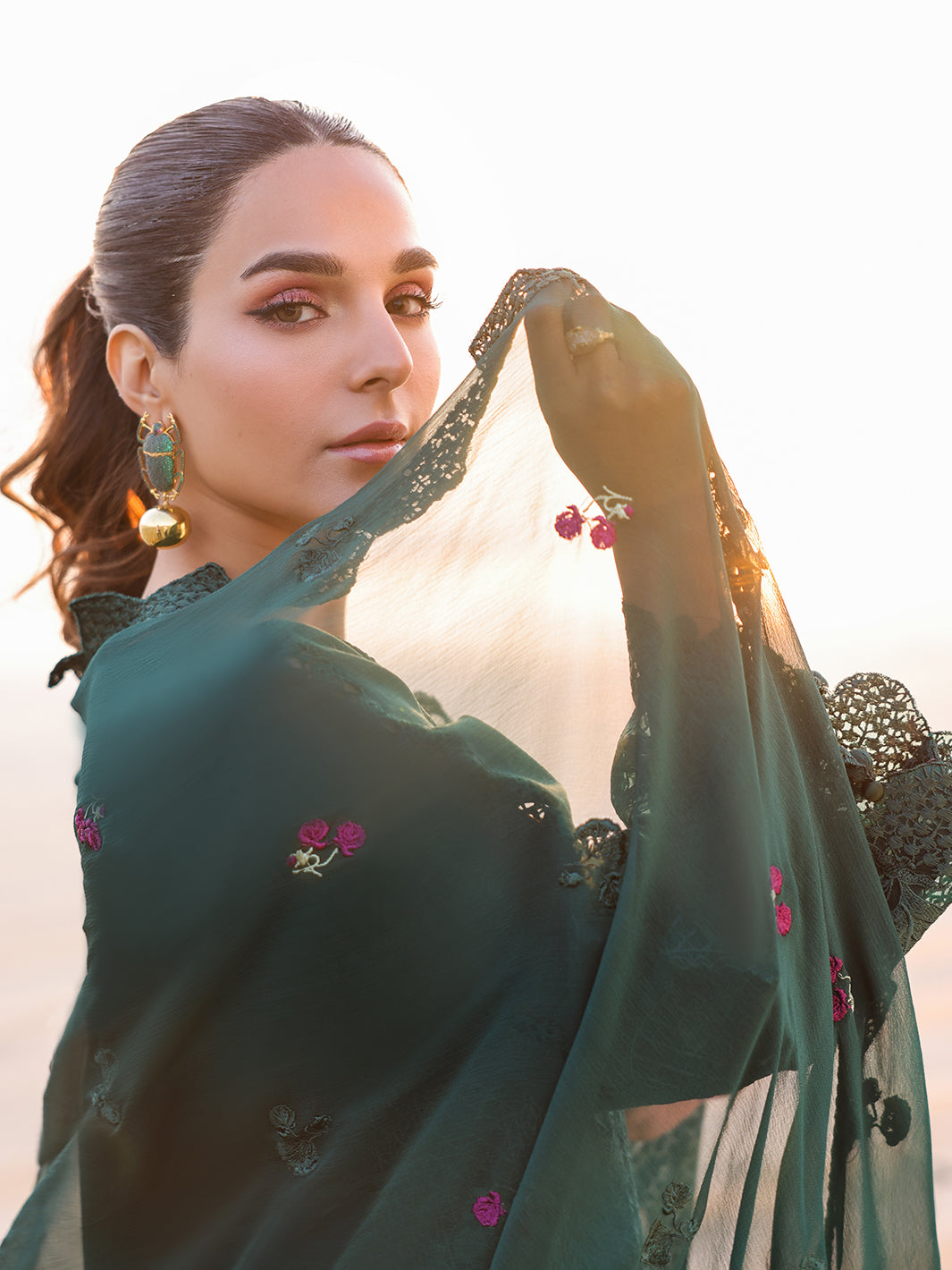 Faiza Faisal | Marine Luxury Lawn 25 | SOPHIA -   Ladies Clothes -  Saira Saqlain