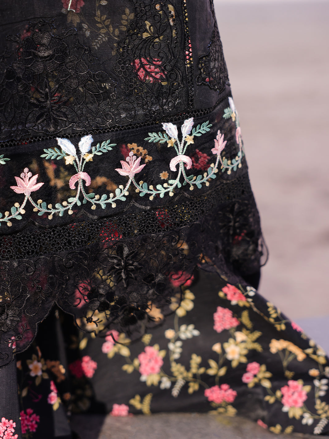 Faiza Faisal | Marine Luxury Lawn 25 | ELVA -   Ladies Clothes -  Saira Saqlain