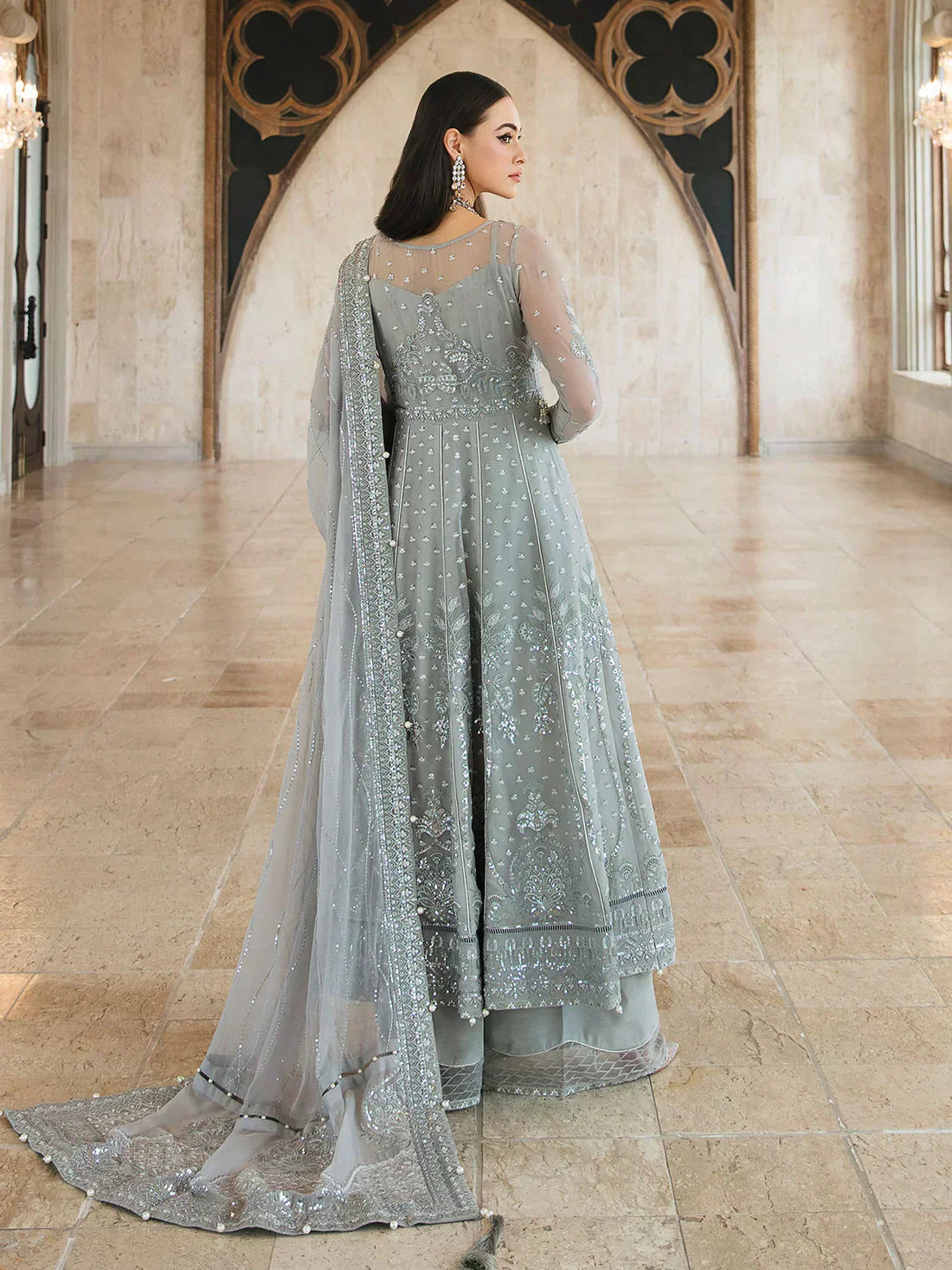 Gulaal | Embroidered Chiffon 23 | ARWA 06 - Saira Saqlain