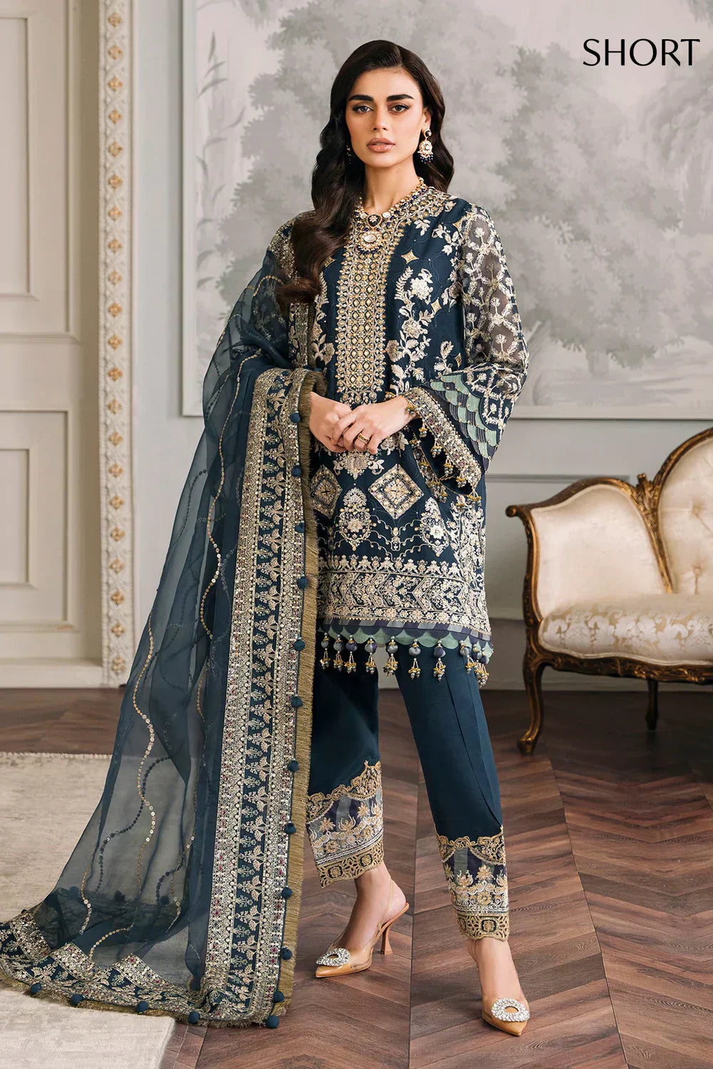 Baroque | Chantelle Embroidered Collection | CH12-01 - Saira Saqlain