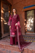 Farasha | Dastoor Embroidered Lawn SS24 | RUBY GLAM - Saira Saqlain