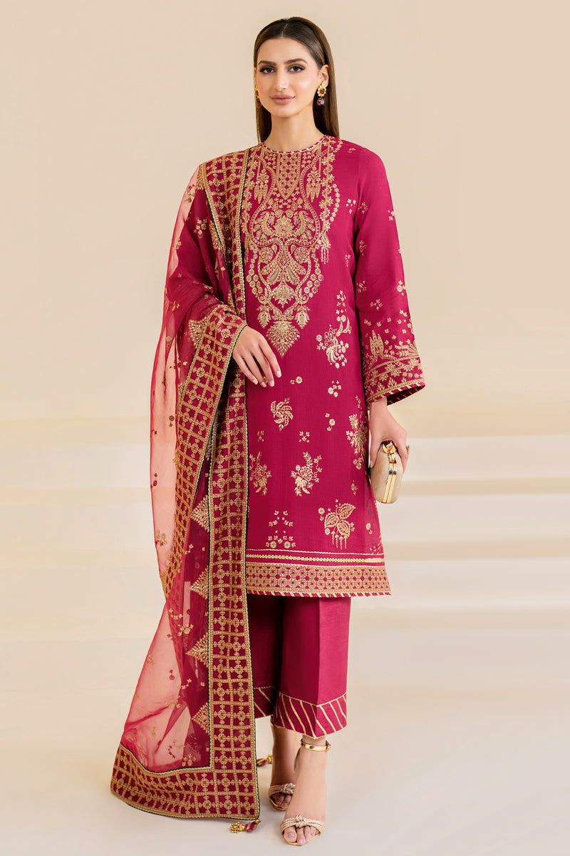 Jazmin | Formals Collection | Raw Silk UR-7022 - Saira Saqlain