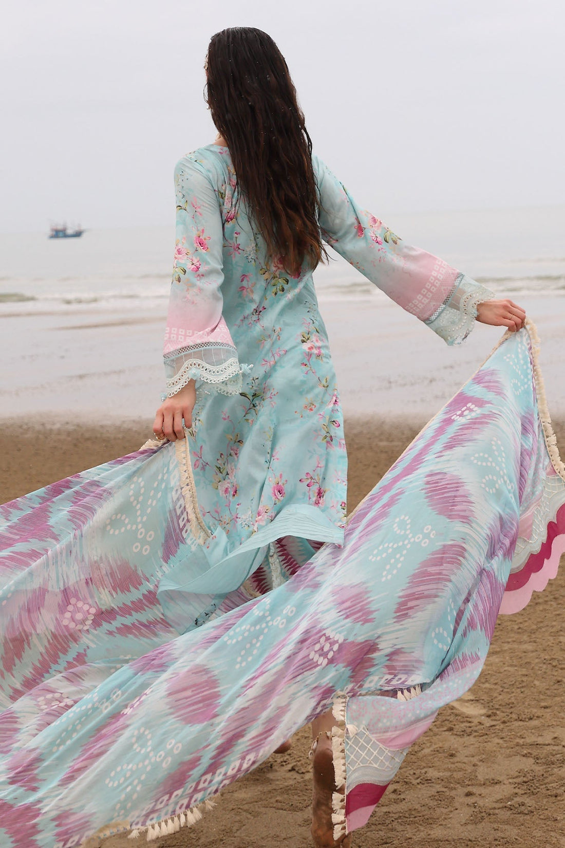 Nureh | Gardenia Embroidered Lawn 25 | NSG-173 -   Ladies Clothes -  Saira Saqlain
