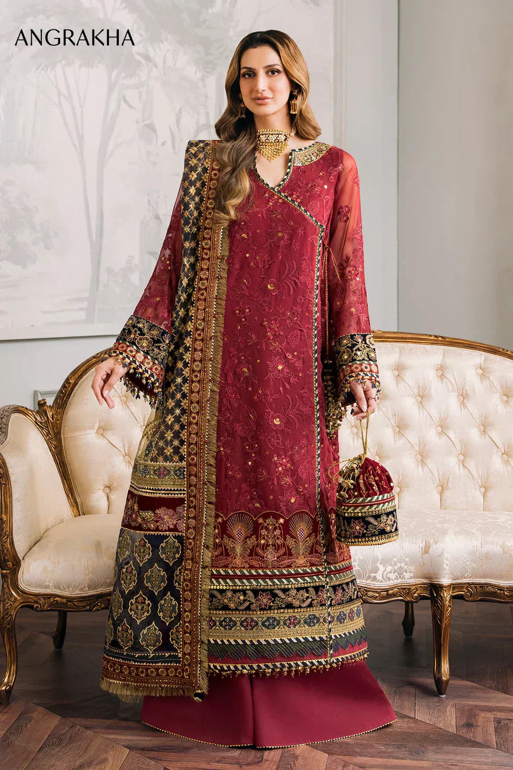 Baroque | Chantelle Embroidered Collection | CH12-07 - Saira Saqlain