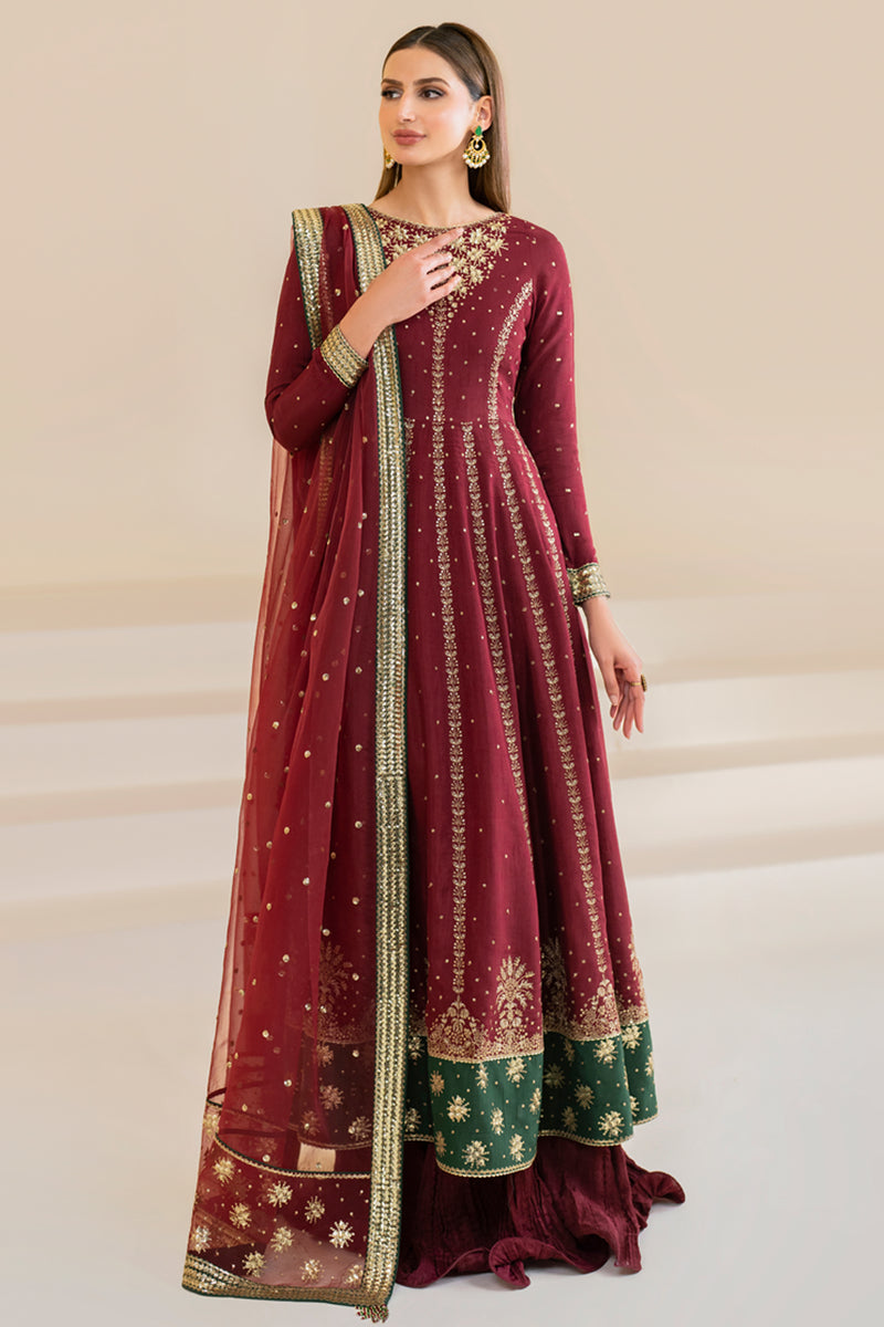 Jazmin | Formals Collection | Raw Silk UR-7018 - Saira Saqlain