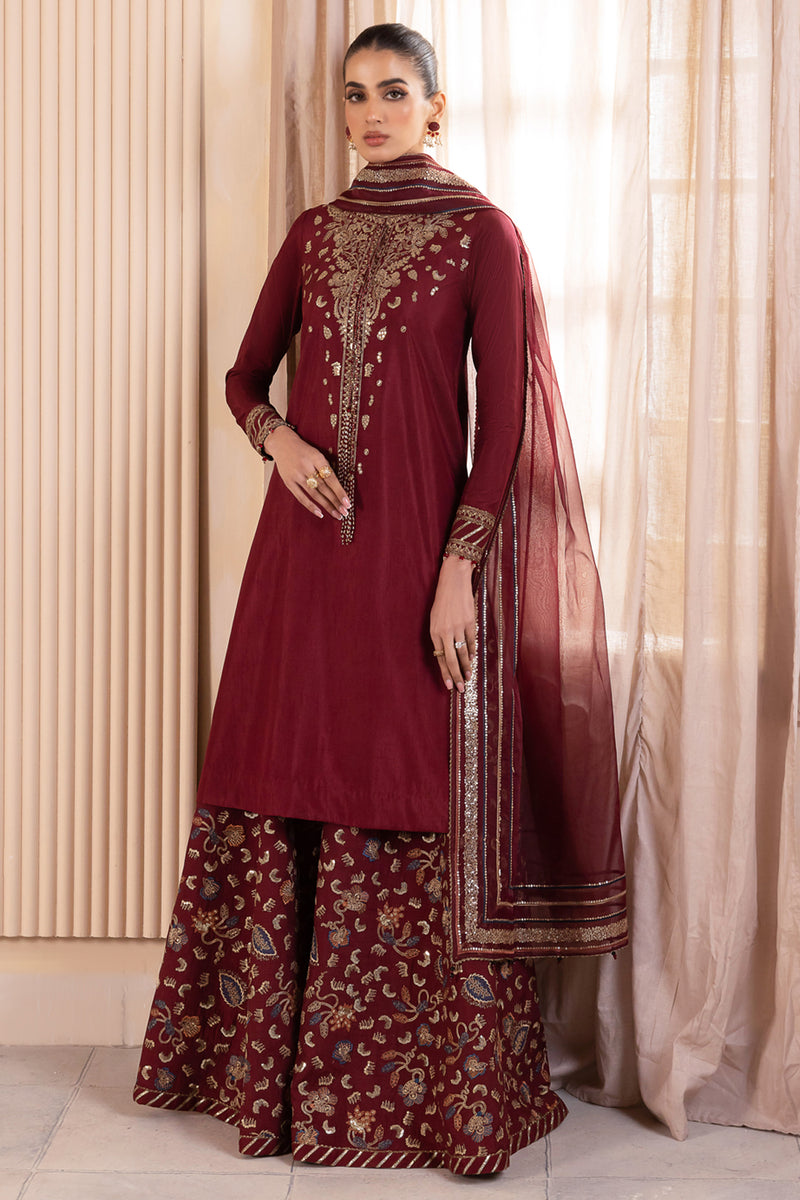 Jazmin | Formals Collection | RAW SILK UR-7016 - Saira Saqlain