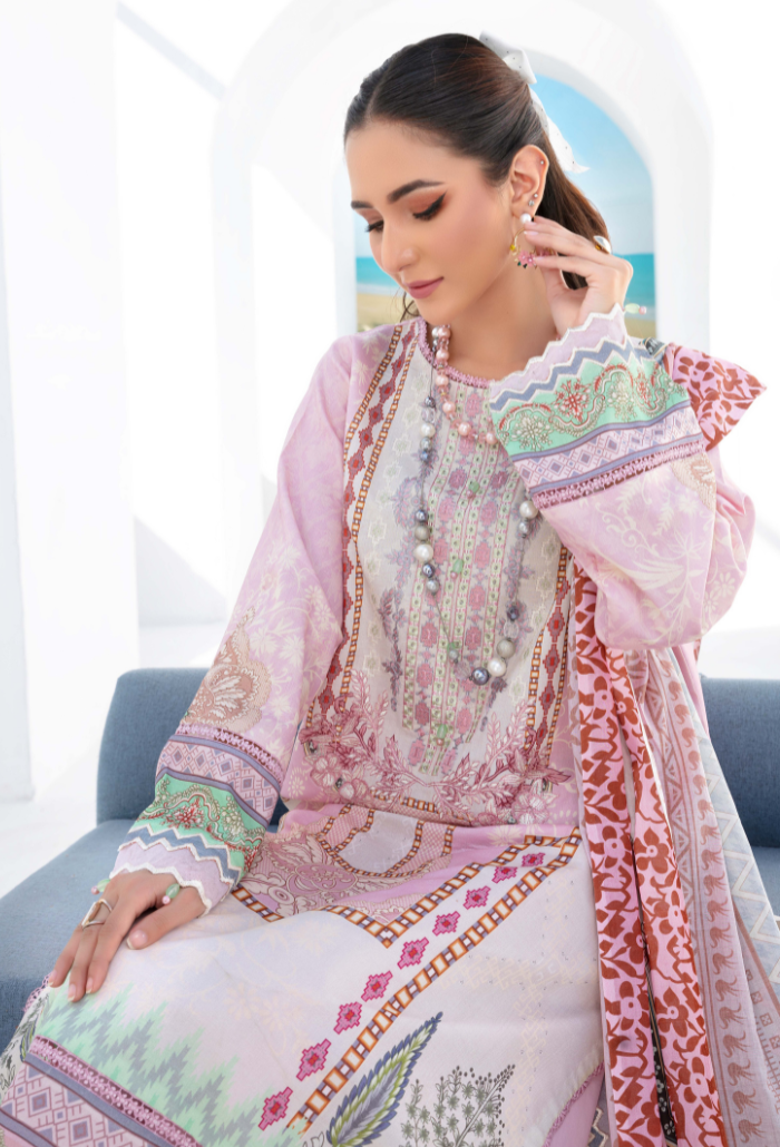Humdum | Saira Bano Lawn 24 | D08 - Saira Saqlain