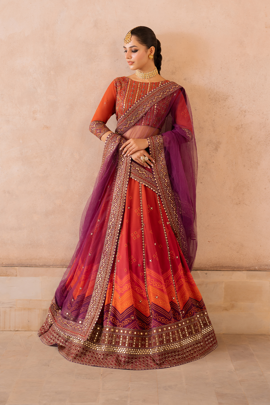 Iznik | Bandhani Formals | UE-334 - Saira Saqlain