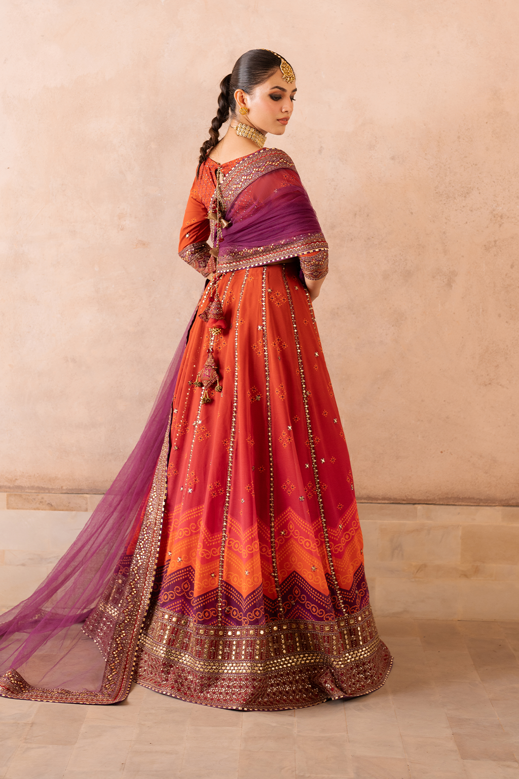 Iznik | Bandhani Formals | UE-334 - Saira Saqlain