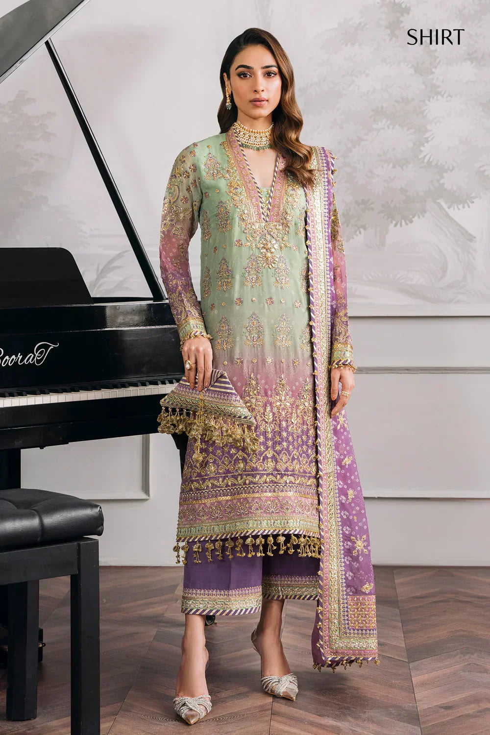 Baroque | Chantelle Embroidered Collection | CH12-08 - Saira Saqlain