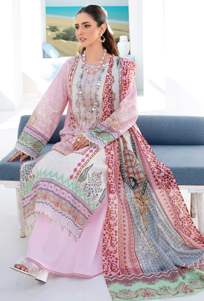 Humdum | Saira Bano Lawn 24 | D08 - Saira Saqlain
