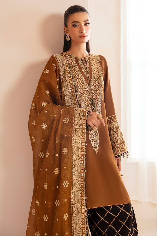 Jazmin | Formals Collection | Raw Silk UR-7037 - Saira Saqlain