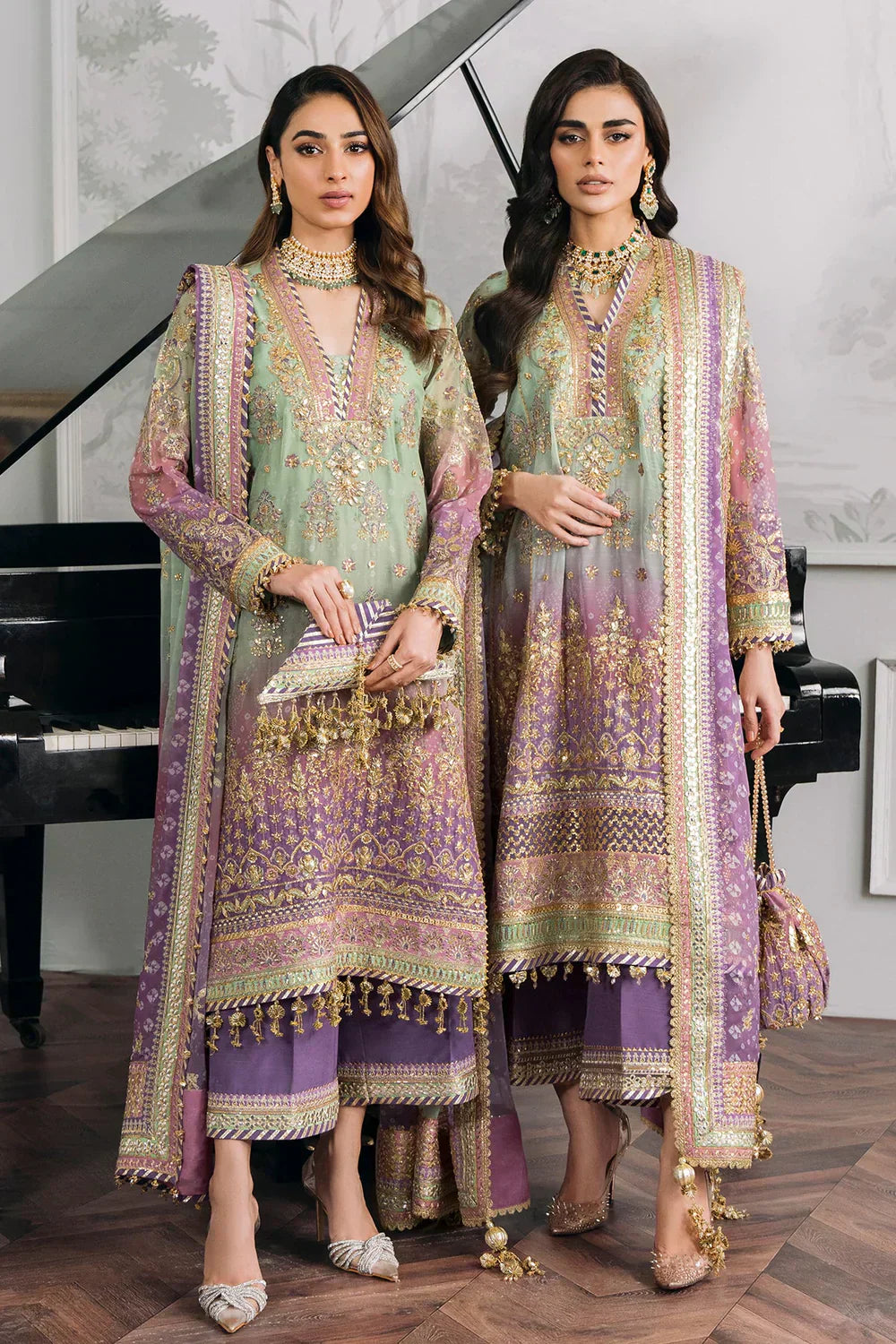 Baroque | Chantelle Embroidered Collection | CH12-08 - Saira Saqlain