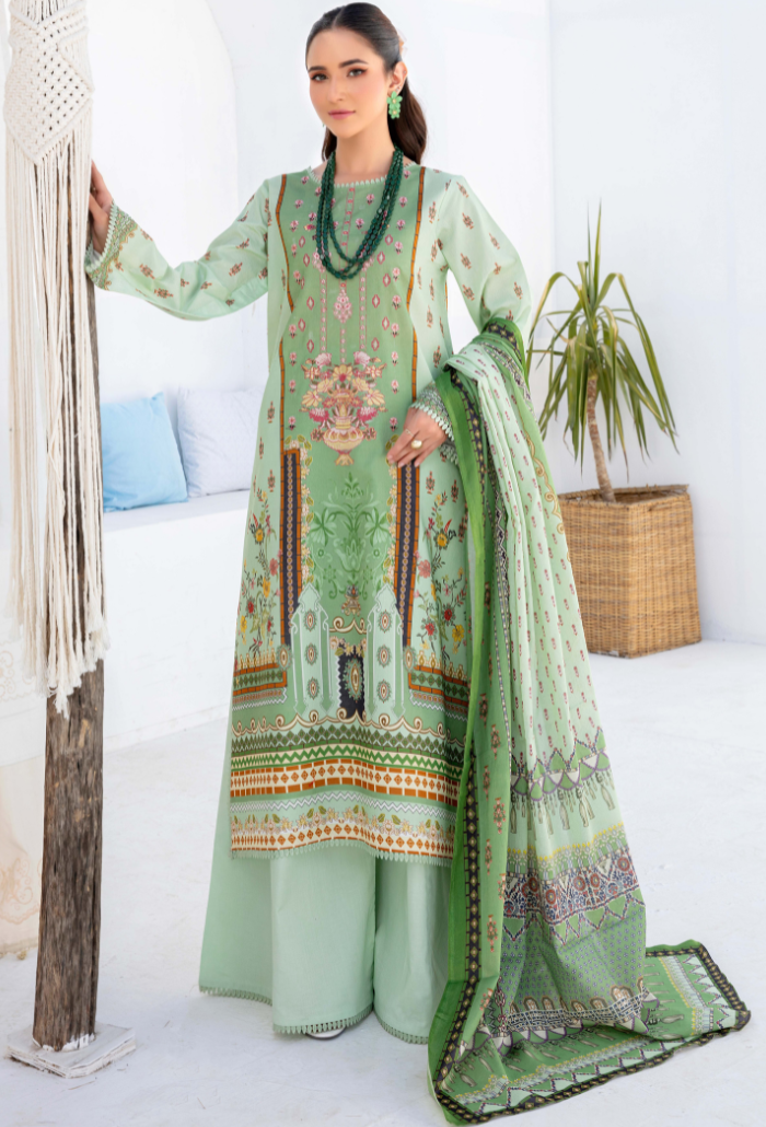Humdum | Saira Bano Lawn 24 | D02 - Saira Saqlain