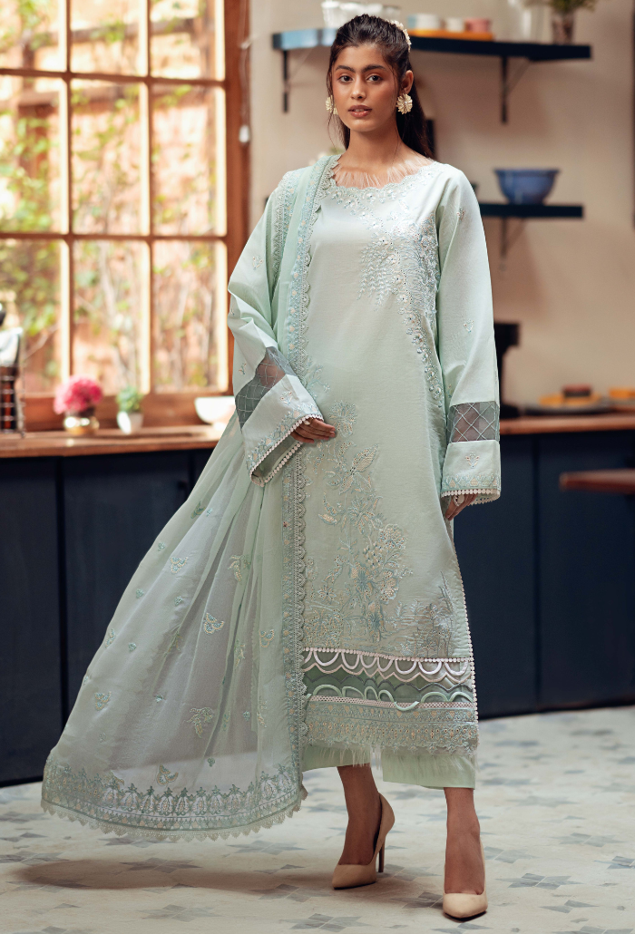 Humdum | Lala Rukh Lawn | Lalarukh - D04 -   Ladies Clothes -  Saira Saqlain