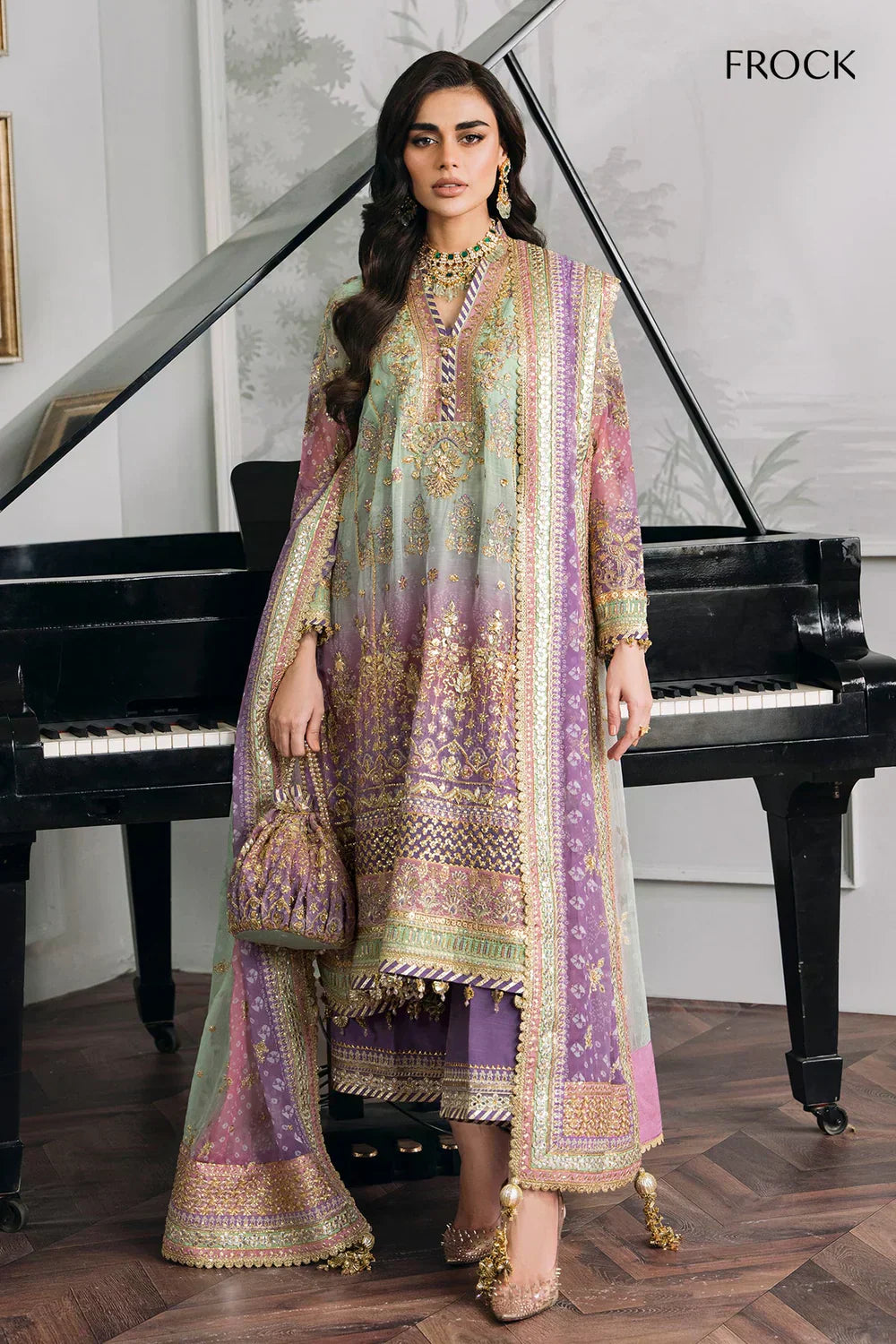 Baroque | Chantelle Embroidered Collection | CH12-08 - Saira Saqlain