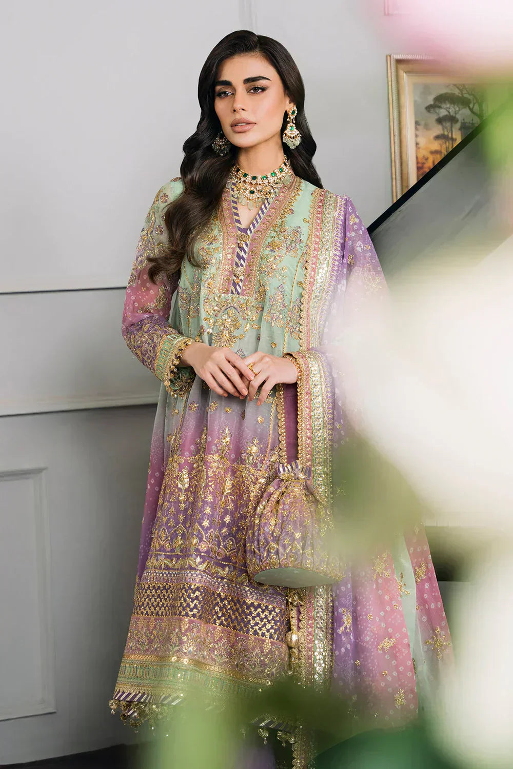 Baroque | Chantelle Embroidered Collection | CH12-08 - Saira Saqlain