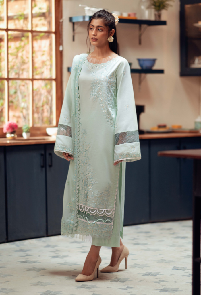 Humdum | Lala Rukh Lawn | Lalarukh - D04 -   Ladies Clothes -  Saira Saqlain