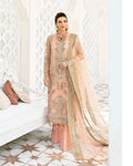 Gulaal | Wedding Formals | VOIR EMBROIDERED NET 3-PIECE SUIT WS-07 - FLEUR DE ROSE WEDDING FORMALS - Saira Saqlain