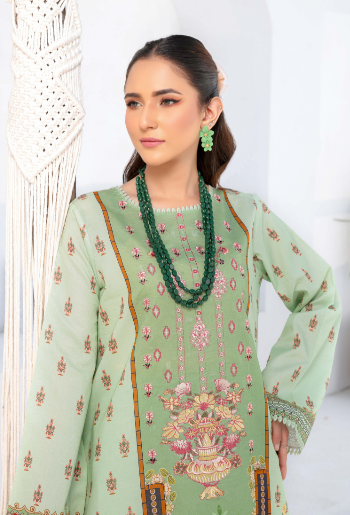 Humdum | Saira Bano Lawn 24 | D02 - Saira Saqlain