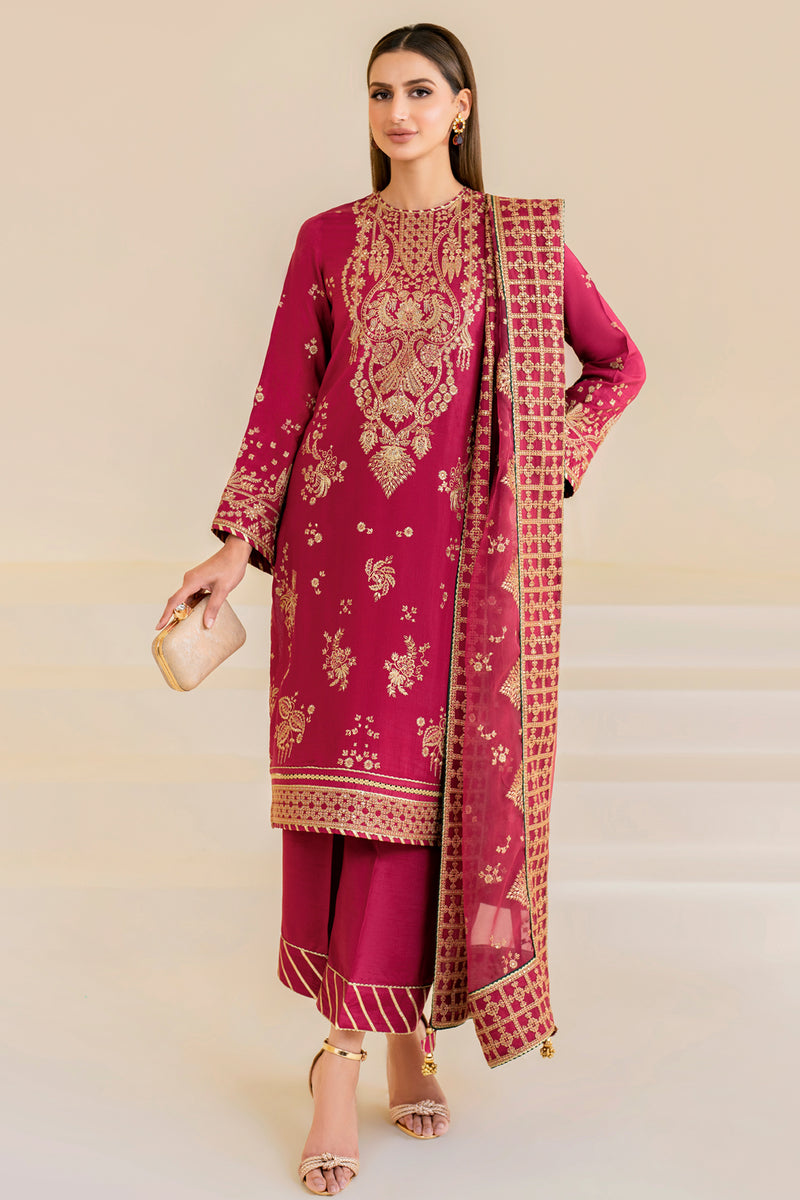 Jazmin | Formals Collection | Raw Silk UR-7022 - Saira Saqlain