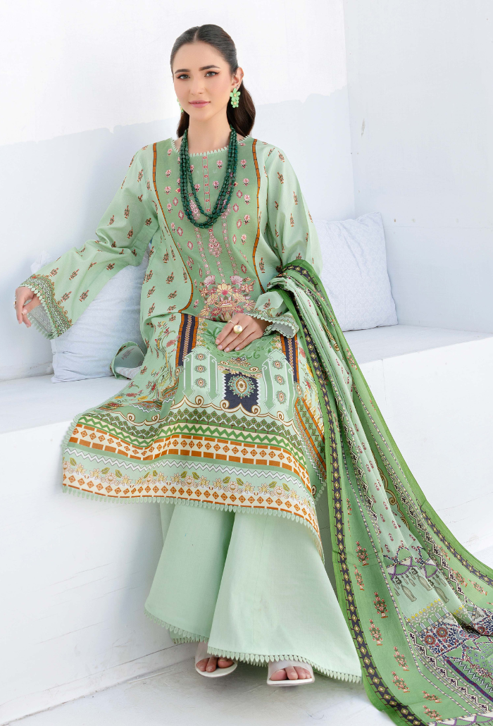 Humdum | Saira Bano Lawn 24 | D02 - Saira Saqlain
